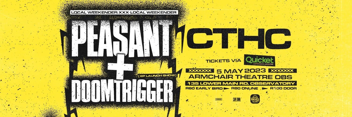 Peasant & Doomtrigger LIVE at The Armchair Theatre