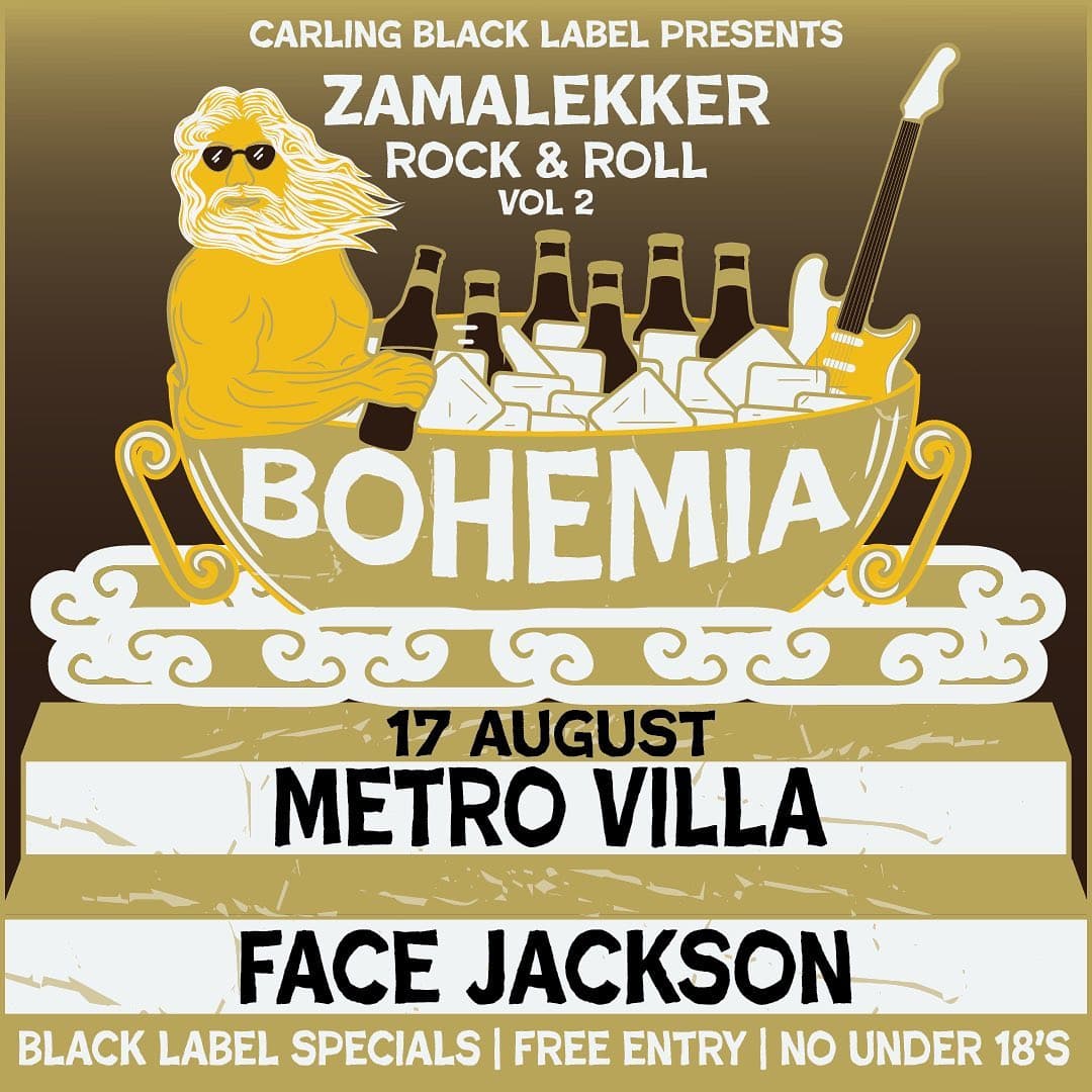 **Get Ready Stellenbosch, It's Gig Time! 🎶🎉**
Stellenbosch, brace yourselves for an unforgettable night of music and pure entertainment as we make our debut at the fantastic **@bohemia_stb**! 🎸🎤
Join us on **August 17th** for a musical showdown that's set to blow your socks off, featuring:
🎵 **Us - Your Awesome Band Name**
🎵 **@face_jackson** - Our Good Friends and Musical Wizards
**Event Details:**
📅 Date: August 17th
🕖 Time: 19:00
📍 Venue: **@bohemia_stb** - Stellenbosch's Hottest Spot
🎟️ **Entrance: FREE!**
Whether you're a die-hard fan or just looking to groove to some sensational tunes, this night is tailor-made for you. Expect electrifying performances, infectious rhythms, and an atmosphere that'll make you want to dance the night away.
So gather your squad, mark your calendars, and get ready to make memories as we bring the house down with an epic night of music. With good vibes, great company, and incredible tunes on the menu, it's an event you won't want to miss.
Don't hesitate – spread the word, clear your schedule, and join us for a night of musical magic. See you there! 🎶🎉