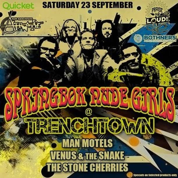 Springbok Nude Girls @ Trench TownGiggity, Cape Town