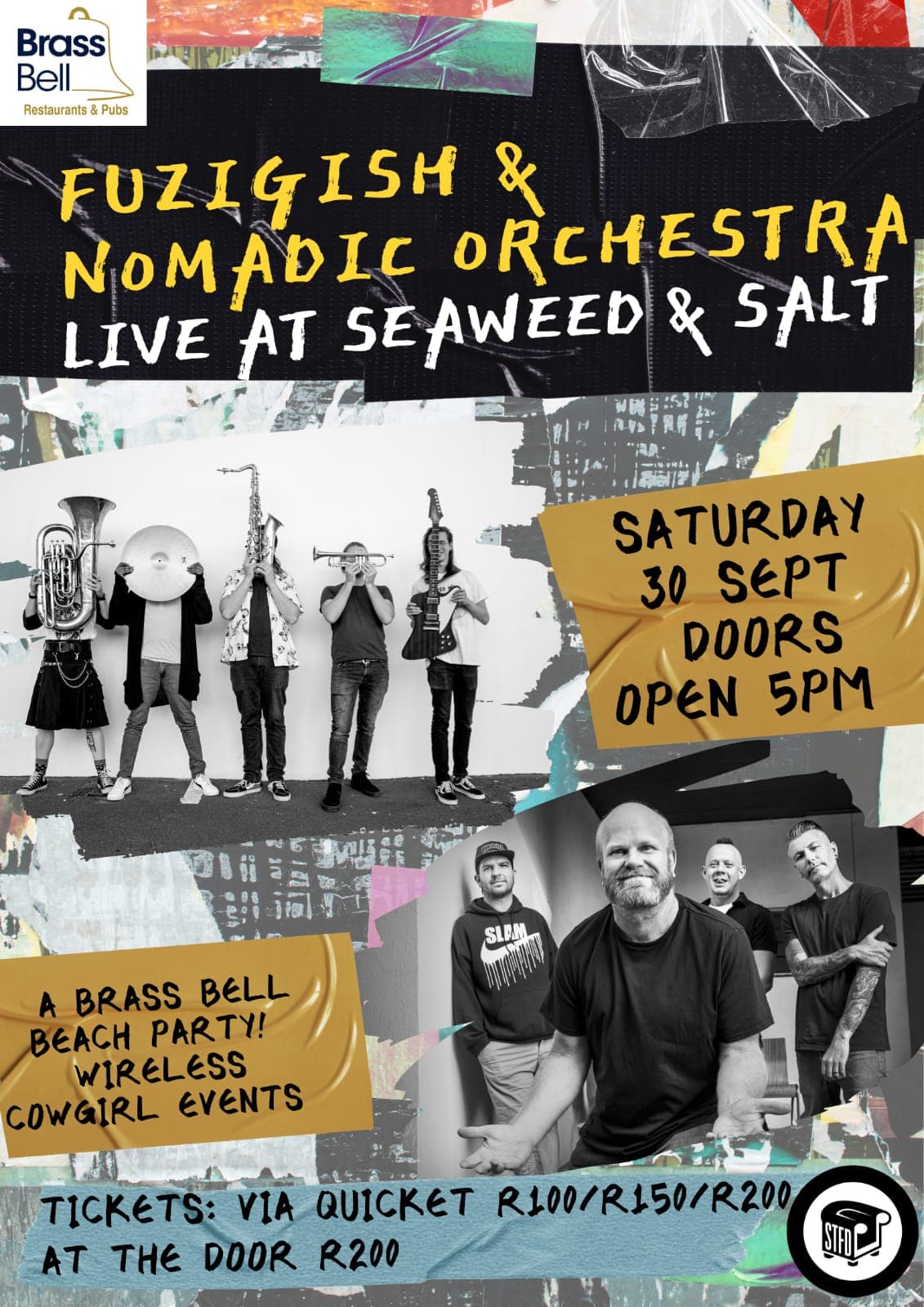 Get ready to groove to the high-energy Ska Punk sounds of Fuzigish, all the way from Jozi, and the infectious beats of Nomadic Orchestra! 🎶 These bands need no introduction, and what you can definitely expect is a night filled with dance-worthy music. Fuzigish will be bringing their Ska Punk vibes while The Nomads add their brass-infused magic. It's a guarantee: you'll be dancing all night long! 💃🕺